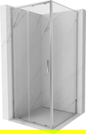 Mexen Exo stumdoma dušo kabina 95 x 95 cm, skaidrus, chromas - 8151-095-095-01-00