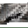 Mexen Lunar dušo kabina varstoma kairinė 85 x 70 cm, permatoma, ginklų metalas - 834-085-070-95-00-L