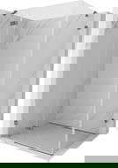 Mexen Lunar pakabinamas dušo kabinas kairinis 90 x 70 cm, permatomas, gun metal - 834-090-070-95-00-L