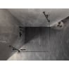Mexen Lunar dušo kabina atveriama kairė 100 x 100 cm, permatoma, pistoletinė metalinė - 834-100-100-95-00-L