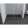 Mexen Pretoria Dvigubos varstomos dušo durys 150 cm, permatomos, chromuotos - 852-150-000-02-00