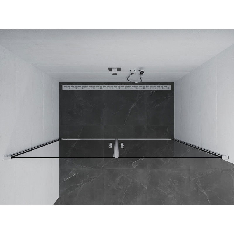 Mexen Pretoria Duo varstomos dušo durys 170 cm, skaidrus, chromas - 852-170-000-02-00