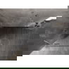 Mexen Lunar kairė pusė atidaroma dušo kabina 90 x 90 cm, skaidri, šlifuotas nikelis - 834-090-090-97-00-L