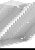 Mexen Lunar T dešinysis, skaidrus, baltas atverčiamas dušo kabina 130 x 90 cm - 834T-130-090-20-00-P