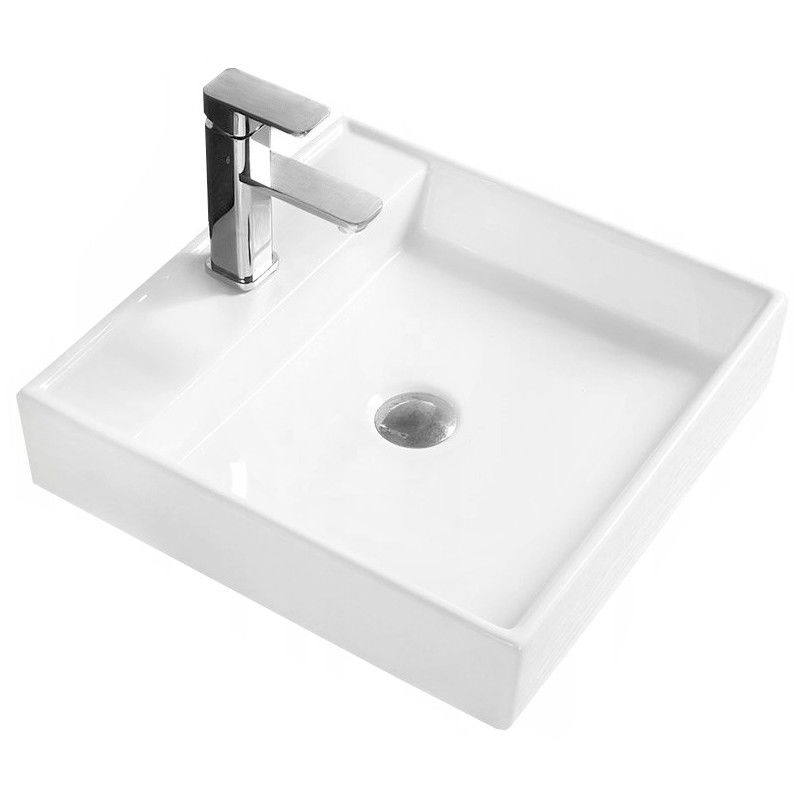 Mexen Blanca stalviršio praustuvas 44 x 44 cm, Balta - 21624400