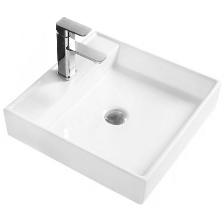 Mexen Blanca praustuvas ant stalviršio 44 x 44 cm, baltas - 21624400