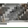 Mexen Lima sulankstoma dušo kabina 80 x 100 cm, grafitas, chromas - 856-080-100-01-40