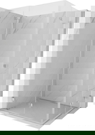 Mexen Lunar-F Duo sulankstoma dušo kabina 90 x 80 cm, skaidri, chromas - 836-090L-080P-01-00