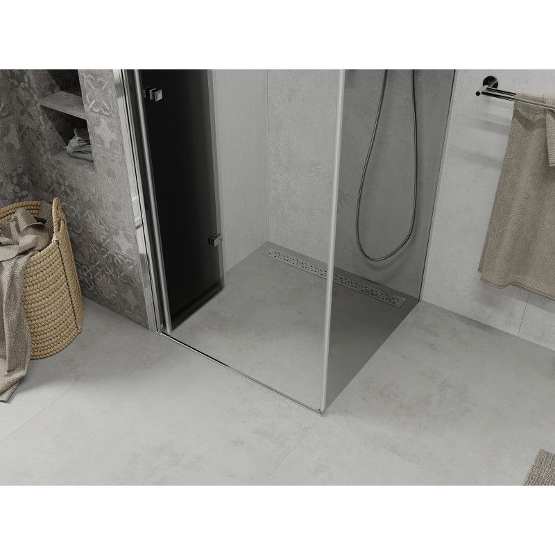 Mexen Lima sulankiojama dušo kabina 100 x 100 cm, grafitas, chromas - 856-100-100-01-40