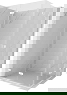 Mexen Lunar-F Dvivietė sulankstoma dušo kabina 85 x 80 cm, skaidri, balta - 836-085L-080P-20-00