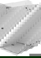 Mexen Lunar-F Duo sulankstoma dušo kabina 90 x 70 cm, skaidri, šlifuota ginklų pilka - 836-090L-070P-66-00