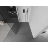 Mexen Kioto dušo sienelė Walk-in 50 x 200 cm, permatoma 8 mm, juoda - 800-050-101-70-00