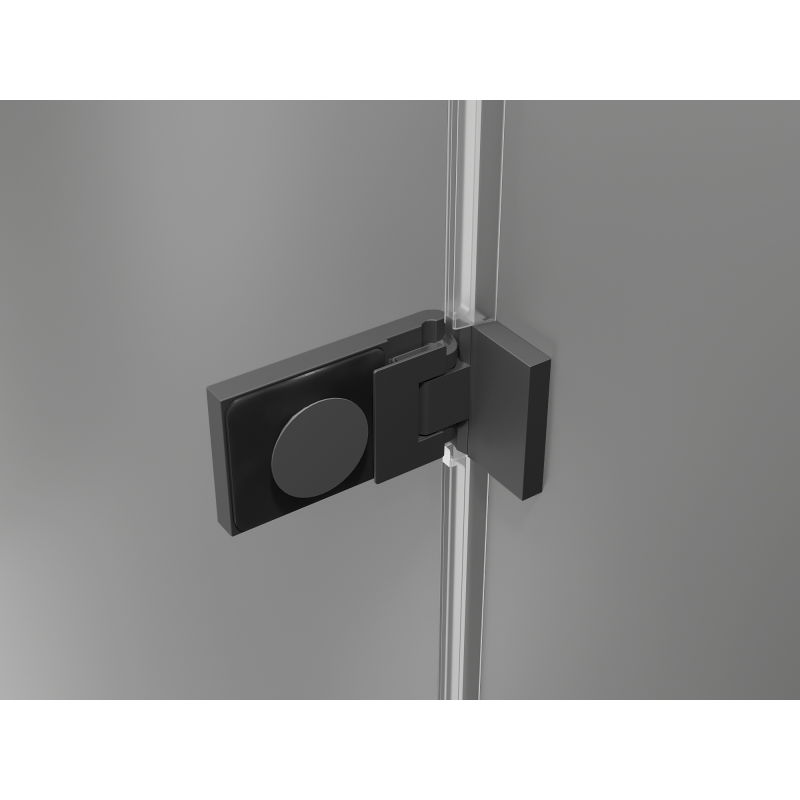 Mexen Lunar-F Duo sulankstoma dušo kabina 100 x 85 cm, skaidri, ginklų metalas - 836-100L-085P-95-00