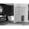 Mexen Kioto+ dušo sienelė su lentyna Walk-in 90 x 200 cm, skaidrus, chromas - 800-090-121-01-00