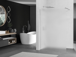 Mexen Kioto Dušo sienelė Walk-in 100 x 200 cm, matinė 8 mm, chromuota - 800-100-101-01-30