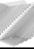 Mexen Lunar-F Duo sulankstoma dušo kabina 90 x 70 cm, skaidri, šlifuotas nikelis - 836-090L-070P-97-00