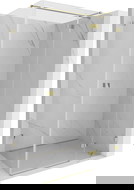 Mexen Lunar T dešinioji varstoma dušo kabina 115 x 100 cm, permatomas, auksinis - 834T-115-100-50-00-P