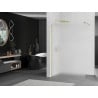 Mexen Kioto dušo pertvara Walk-in 100 x 200 cm, matinis 8 mm, auksinė - 800-100-101-50-30