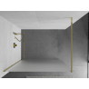 Mexen Kioto Dušo pertvara Walk-in 110 x 200 cm, matinta 8 mm, auksinė - 800-110-101-50-30