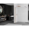 Mexen Kioto dušo sienelė Walk-in 80 x 200 cm, šerkšnas 8 mm, rožinis auksas - 800-080-101-60-30