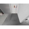 Mexen Kioto dušo sienelė Walk-in 80 x 200 cm, šerkšnas 8 mm, rožinis auksas - 800-080-101-60-30