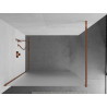 Mexen Kioto Dušo siena Walk-in 90 x 200 cm, matinis 8 mm, rožinis auksas - 800-090-101-60-30