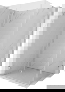 Mexen Lunar-F sulankstoma kairės pusės dušo kabina 95 x 90 cm, skaidri, chromas - 836-095-090-01-00-L