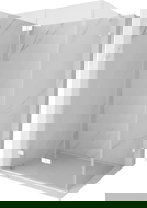 Mexen Lunar-F dušo kabina, sulankstoma, kairė 90 x 70 cm, skaidri, balta - 836-090-070-20-00-L