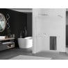 Mexen Kioto+ dušo pertvara su lentyna Walk-in 80 x 200 cm, matinė, chromuota - 800-080-121-01-30