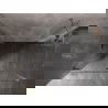 Mexen Lunar-F sulankstoma kairioji dušo kabina 95 x 80 cm, permatoma, šlifuota varinė- 836-095-080-65-00-L