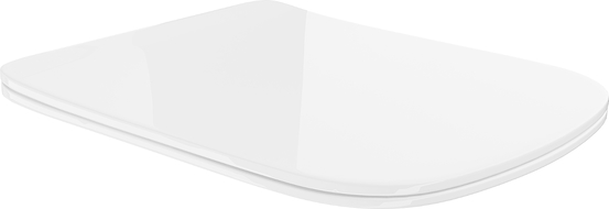 Mexen lėtai nusileidžiantis slim dangtis, duroplast, blizgus baltas - 39120100