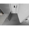 Mexen Kioto dušo siena Walk-in 100 x 200 cm, skaidri/ matinė 8 mm, juoda - 800-100-101-70-35