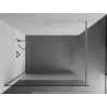Mexen Kioto dušo siena Walk-in 70 x 200 cm, permatomas/matinis 8 mm, chromas - 800-070-101-01-35