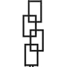 Mexen Grid dekoratyvinis vonios radiatorius 1115 x 360 mm, 279 W, juodas - W215-1115-360-00-70