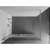 Mexen Kioto+ dušo siena su lentyna Walk-in 100 x 200 cm, skaidrus/matinis, chromas - 800-100-121-01-35