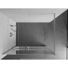 Mexen Kioto+ dušo sienelė su lentyna Walk-in 80 x 200 cm, veidrodis, chromas - 800-080-121-01-50