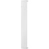 Mexen Flux dekoratyvinis vonios kambario radiatorius 1500 x 240 mm, 450 W, baltas - W127-1500-240-00-20