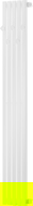 Mexen Flux dekoratyvinis vonios radiatorius 1500 x 240 mm, 450 W, baltas - W127-1500-240-00-20