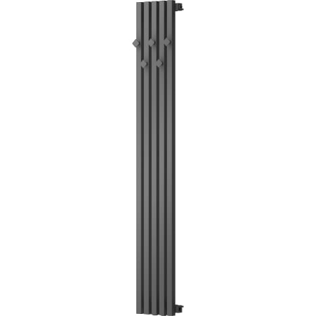 Mexen Flux dekoratyvinis vonios kambario radiatorius 1500 x 240 mm, 450 W, antracito spalvos - W127-1500-240-00-66