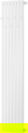 Mexen Flux dekoratyvinis vonios radiatorius 1500 x 360 mm, 630 W, baltas - W127-1500-360-00-20