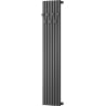 Mexen Flux dekoratyvinis vonios kambario radiatorius 1500 x 340 mm, 630 W, antracito spalvos - W127-1500-360-00-66