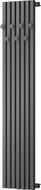 Mexen Flux dekoratyvinis vonios kambario radiatorius 1500 x 340 mm, 630 W, antracito spalvos - W127-1500-360-00-66