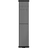 Mexen Flux dekoratyvinis vonios radiatorius 1500 x 360 mm, 630 W, juodas - W127-1500-360-00-70