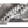 Mexen Lunar-F dešinė voko dušo kabina 95 x 70 cm, permatoma, balta - 836-095-070-20-00-P