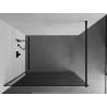Mexen Kioto dušo sienelė Walk-in 80 x 200 cm, grafitas 8 mm, juoda - 800-080-101-70-40