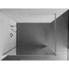 Mexen Kioto dušo siena Walk-in 70 x 200 cm, veidrodis 8 mm, chromas - 800-070-101-01-50