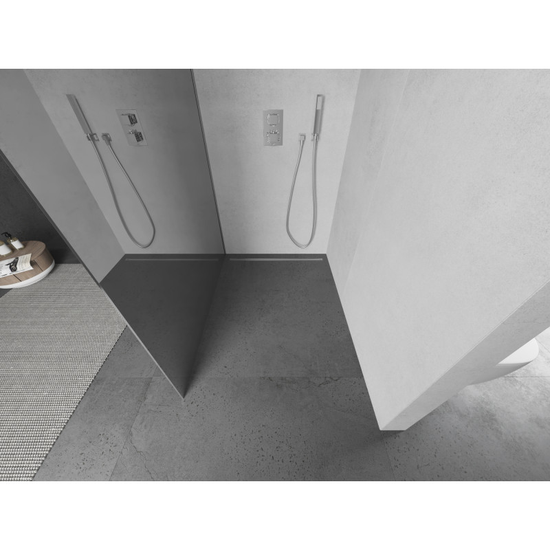 Mexen Kioto Dušo sienelė Walk-in 70 x 200 cm, veidrodis 8 mm, chromas - 800-070-101-01-50