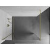 Mexen Kioto dušo sienelė Walk-in 70 x 200 cm, veidrodis 8 mm, aukso spalva - 800-070-101-50-50