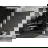 Mexen Kioto dušo sienelė 110 x 200 cm, Veidrodis 8 mm, Auksinė - 800-110-101-50-50