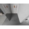Mexen Kioto dušo siena Walk-in 70 x 200 cm, veidrodis 8 mm, rožinis auksas - 800-070-101-60-50